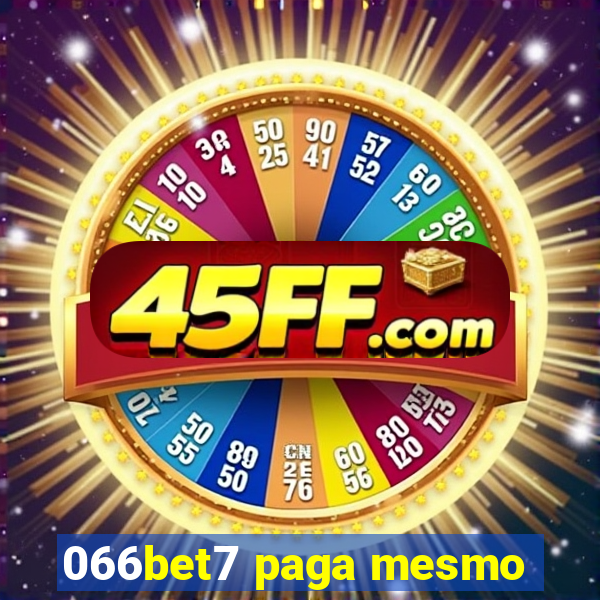 066bet7 paga mesmo